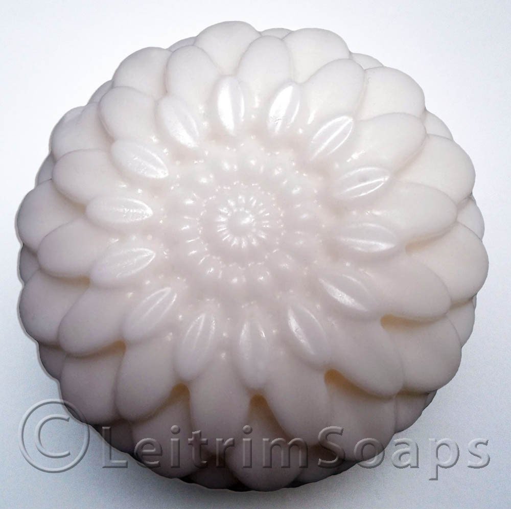 Dahlia Flower Soap (White)