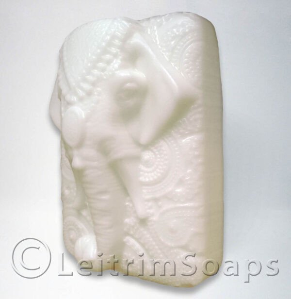 Indian Elephant Soap (White)