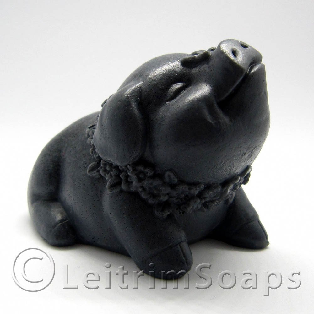 Little Pig Soap (Black)