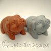 Pair of Little Pig Soaps (Pink & Grey)
