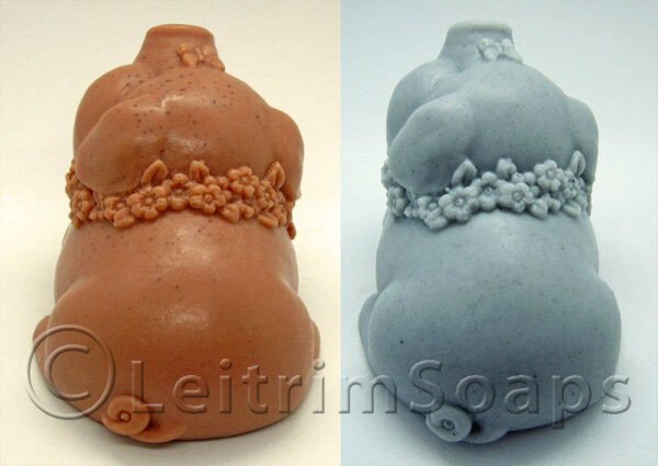 Pair of Little Pig Soaps (Pink & Grey)