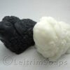 Pair of Sheep Soaps (Black & White)