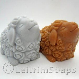Pair of Sheep Soaps (Grey & Hazel)