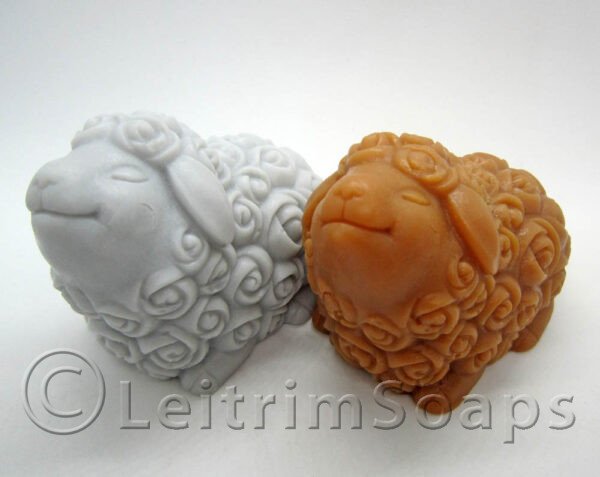 Pair of Sheep Soaps (Grey & Hazel)