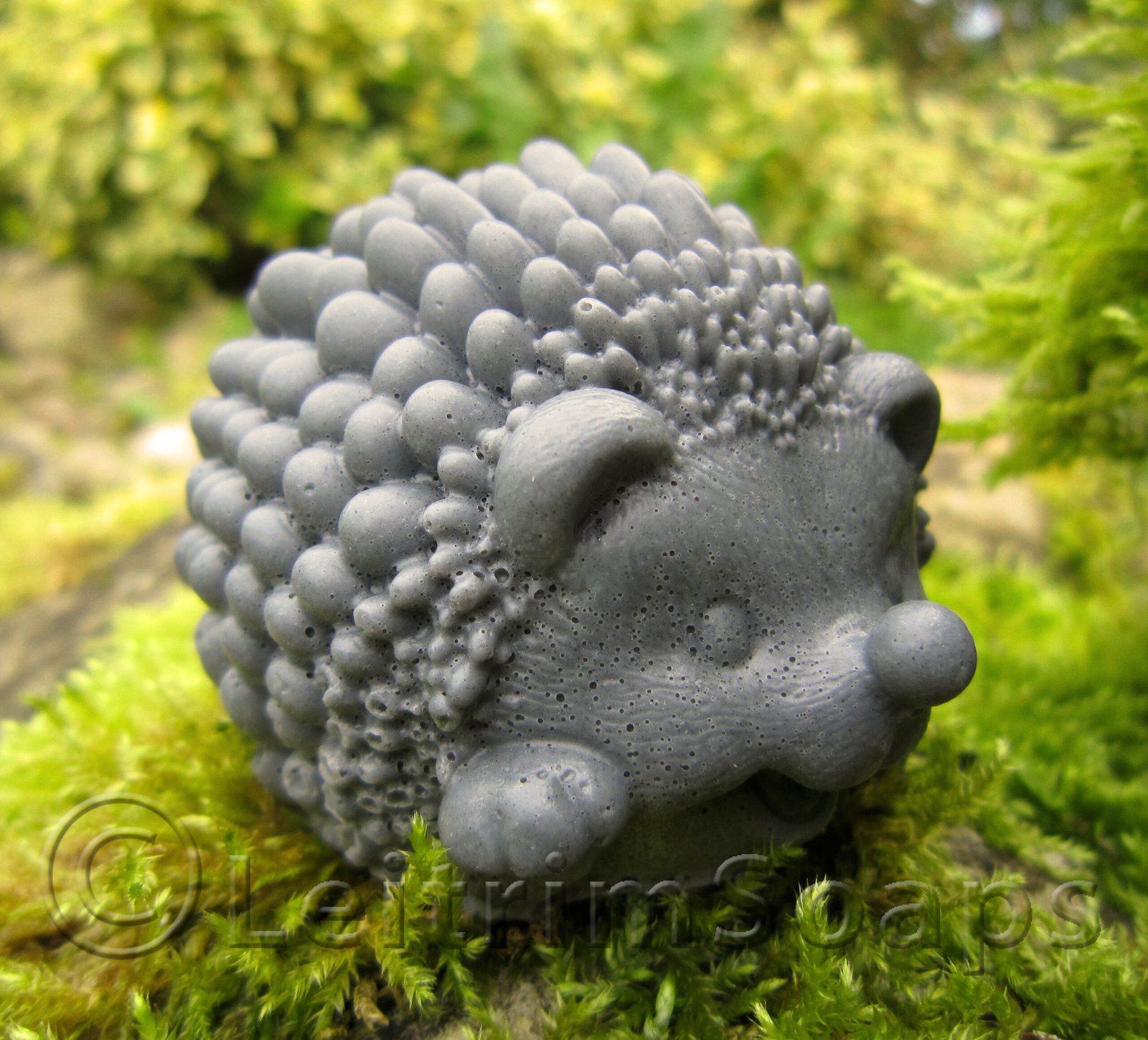 Hedgehog Soap (Grey) - Image 3