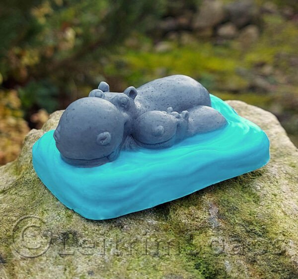 Hippo Soap (Blue)