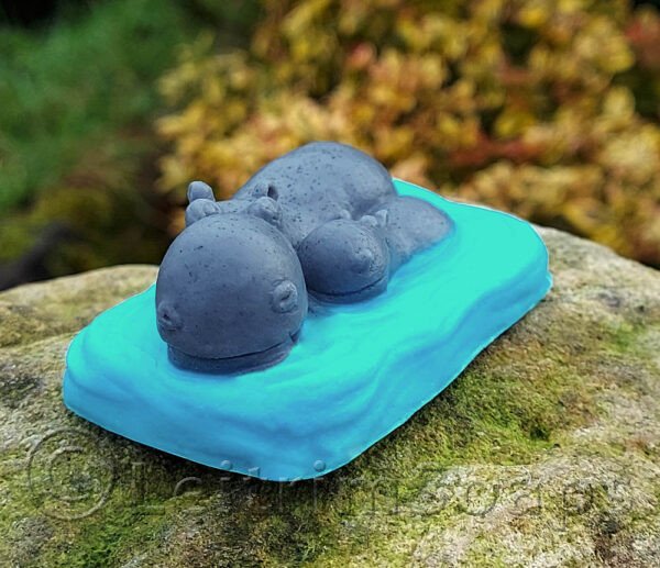 Hippo Soap (Blue) - Image 3